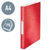 Classeur Leitz WOW A4 2 anneaux méc-O 25mm PP rouge Photo