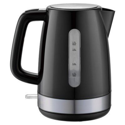 Waterkoker Inventum 1.7 liter zwart met rvs