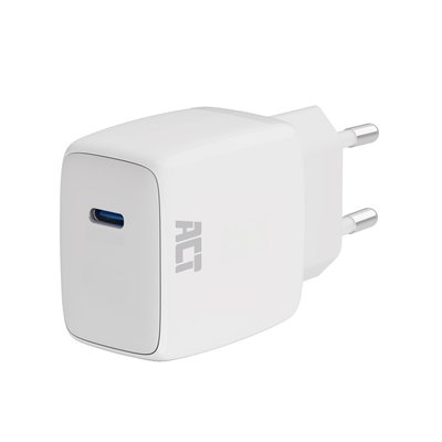 Oplader ACT 35w 1-poort usb c wit