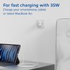 Oplader ACT 35w 1-poort usb c wit foto