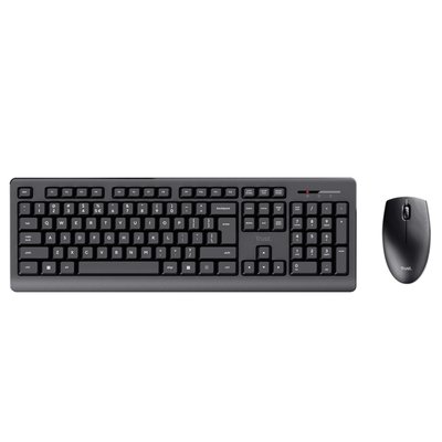 Clavier Trust Primo sans fil + souris QWERTY