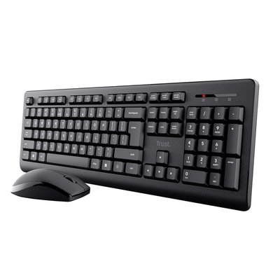 Clavier Trust Primo sans fil + souris QWERTY