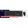 Clavier Trust Primo sans fil + souris QWERTY Photo