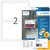 Etiket HERMA 8333 190x135mm weerbestendig wit 50 stuks