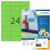 Etiquette HERMA 4409 70x37mm vert 2400 pièces