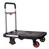 Transportkar Pavo platform trolley inklapbaar 137kg zwart foto
