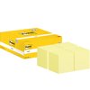 Memoblok 3M Post-it 653-CY 38x51mm geel voordeelpak foto