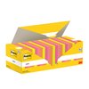 Notes 3M Post-it 654-COL 76x76mm couleurs assorti lot promo Photo