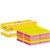 Notes 3M Post-it 654-COL 76x76mm couleurs assorti lot promo Photo