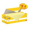 Memoblok 3M Post-it 655-CY 76x127mm geel voordeelpak foto