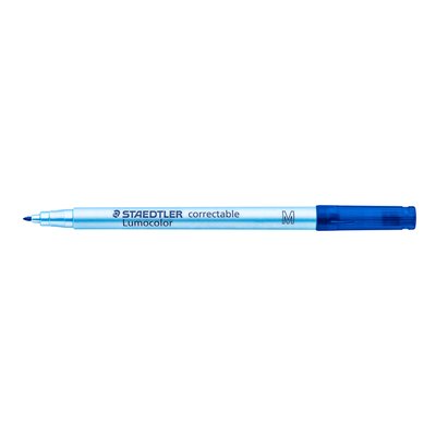 Feutre Staedtler Lumocolor 305 Correctable non permanent M bleu