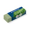 Gomme Staedtler Eco 52680 65x23x10mm vert olive 20 pièces Photo