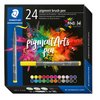 Brushpen Staedtler PigmentArts set à 24 kleuren foto