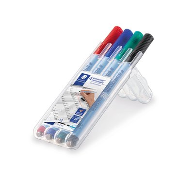 Viltstift Staedtler Lumocolor 305 non permanent correctable M ass 4st