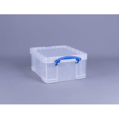 Opbergbox Really Useful 21 liter 450x350x200mm transparant wit