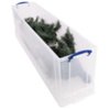 Opbergbox Really Useful 77 liter 1201x270x355mm transparant wit foto