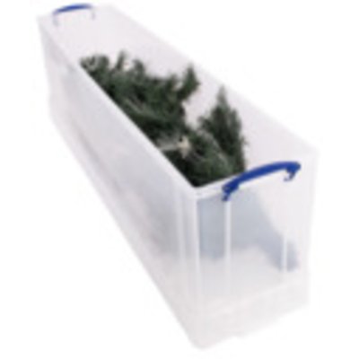 Opbergbox Really Useful 77 liter 1201x270x355mm transparant wit