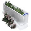 Opbergbox Really Useful 77 liter 1201x270x355mm transparant wit foto