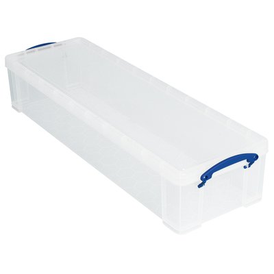 Opbergbox Really Useful 22 liter 800x255x155mm transparant wit