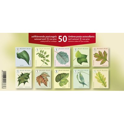 Postzegel Belgie Waarde 1 zelfklevend non-prior 5x10 stuks