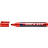 Viltstift edding 330 schuin 1.5-5mm rood foto