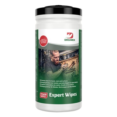 Reinigingsdoek Dreumex Expert Wipes bus 90 stuks wit