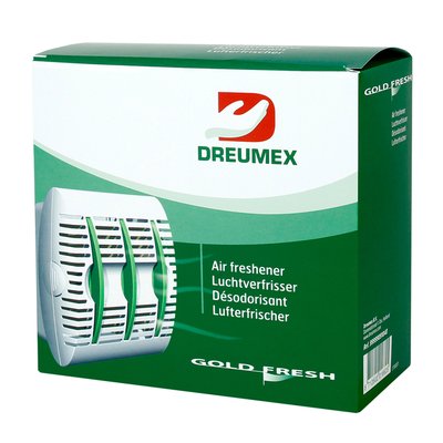 Luchtverfrisserdispenser Dreumex Gold Fresh wit