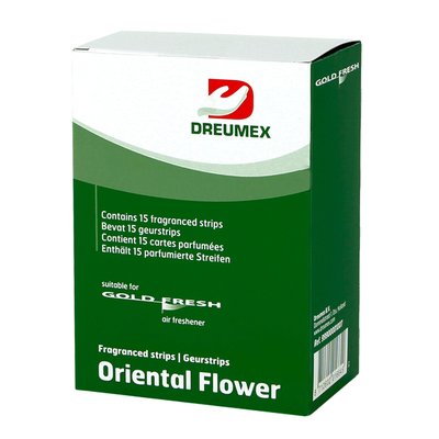 Luchtverfrisser Dreumex Gold Fresh Oriental Flower 15 strips