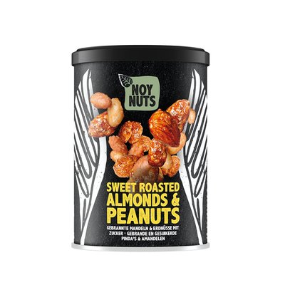 Cacahuètes NoyNuts sucrées et grillées avec des amandes boîte 135g