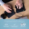 Toetsenbord R-Go Split Break QWERTY WL zwart foto