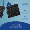 Toetsenbord R-Go Split Break QWERTY WL zwart foto