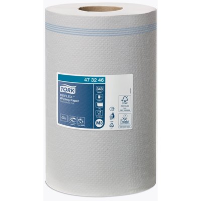 Poetspapier Tork M3 Reflex Advanced 1-laags 343 vel wit 473246