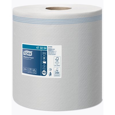 Poetspapier Tork M2 Advanced 1-laags 270m wit 473254