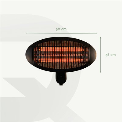 Chauffe-terrasse BRASQ PHW100 à suspendre électrique