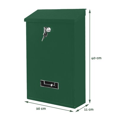 Brievenbus BRASQ PB100 Basic wand groen