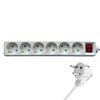 Multiprise BRASQ 6 prises 1,4m blanc Photo