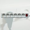 Multiprise BRASQ 6 prises 1,4m blanc Photo
