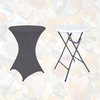 Housse BRASK pour table haute 80cm anthracite Photo