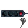 Multiprise BRASQ 3 prises 1,4m noir Photo