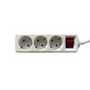 Multiprise BRASQ 3 prises 1,4m blanc Photo