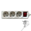 Multiprise BRASQ 3 prises 1,4m blanc Photo