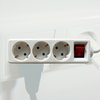 Multiprise BRASQ 3 prises 1,4m blanc Photo