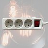 Multiprise BRASQ 3 prises 1,4m blanc Photo
