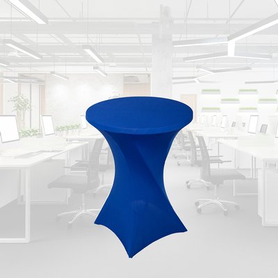 Housse BRASK pour table haute 80cm bleu