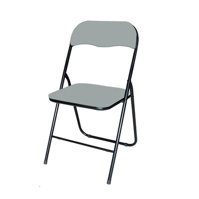 Chaise pliante BRASQ FC100 gris-noir