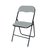 Chaise pliante BRASQ FC100 gris-noir