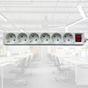Stekkerdoos BRASQ 6 voudig 3 meter wit photo