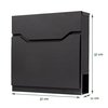 Brievenbus BRASQ PB300 Premium zwart foto