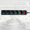 Multiprise BRASQ 5 prises 1,4m noir Photo
