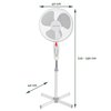 Statiefventilator BRASQ F300 Ø 40cm wit foto